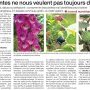 Les plantes ne nous veulent pas toujours du bien - Ouest-France 21 mai 2023
