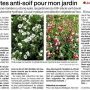 Des plantes anti-soif pour mon jardin - Ouest-France 20 août 2023