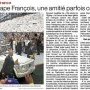 Entre la France et le pape François - Ouest-France 22 avril 2025