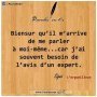 Très bien dit et bien écrit