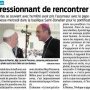 « C'est impressionnant de rencontrer le pape ! » - Presse Océan 22 (…)