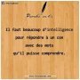 Très bien dit et bien écrit