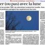 Jardiner (ou pas) avec la lune - Ouest-France 4 janvier 2026