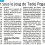 Tadej Pogacar s'est imposé le 11/07/25 à Mûr-de-Bretagne - Presse Océan (…)
