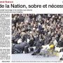 L'hommage de la Nation - Ouest-France 28 novembre 2025