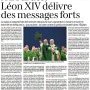 Léon XIV délivre des messages forts - O.-F. 28/09/2026