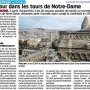 Retour dans les tours de Notre-Dame - Presse Océan 20 septembre 2025
