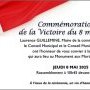 Commémoration de la Victoire du 8 mai 1945 - Jeudi 8 mai 2025