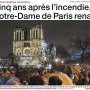 Notre-Dame de Paris renaît - Ouest-France 8 décembre 2024 - 1/3