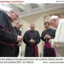 François et des évêques français prient - Ouest-France 22 avril 2025