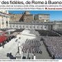 La ferveur des fidèles, de Rome à Buenos Aires - Ouest-France 27 avril 2025 (…)
