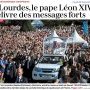 A Lourdes, le pape Léon XIV délivre des messages forts - Ouest-France 28 (…)