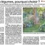 Fleurs ou légumes, pourquoi choisir ? - Ouest-France 25 mai 2025