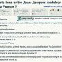 Liens entre Jean-Jacques Audubon et la France - 1/2